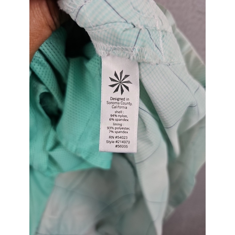 Athleta Skort Size 10P  Green Plaid Active Golf Tennis Performance Style 214970 - Picture 5 of 9